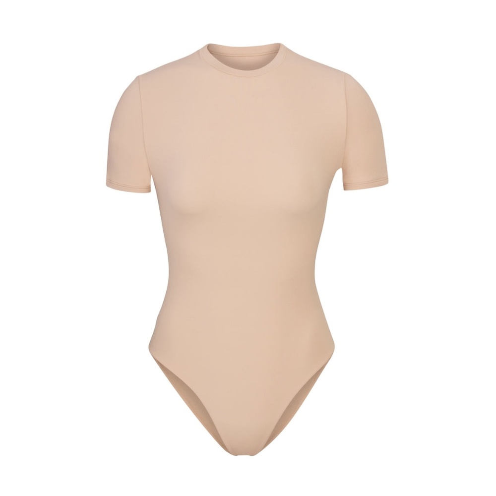 SKIMS FIT EVERYBODY T-SHIRT BODYSUIT MICA SIZE MEDIUM